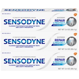 Sensodyne Repair and Protect Mint Toothpaste 3X 3.4oz