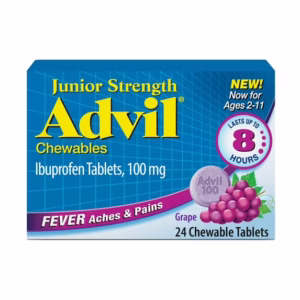 Advil Jr Grape Chewable 24 Tablet